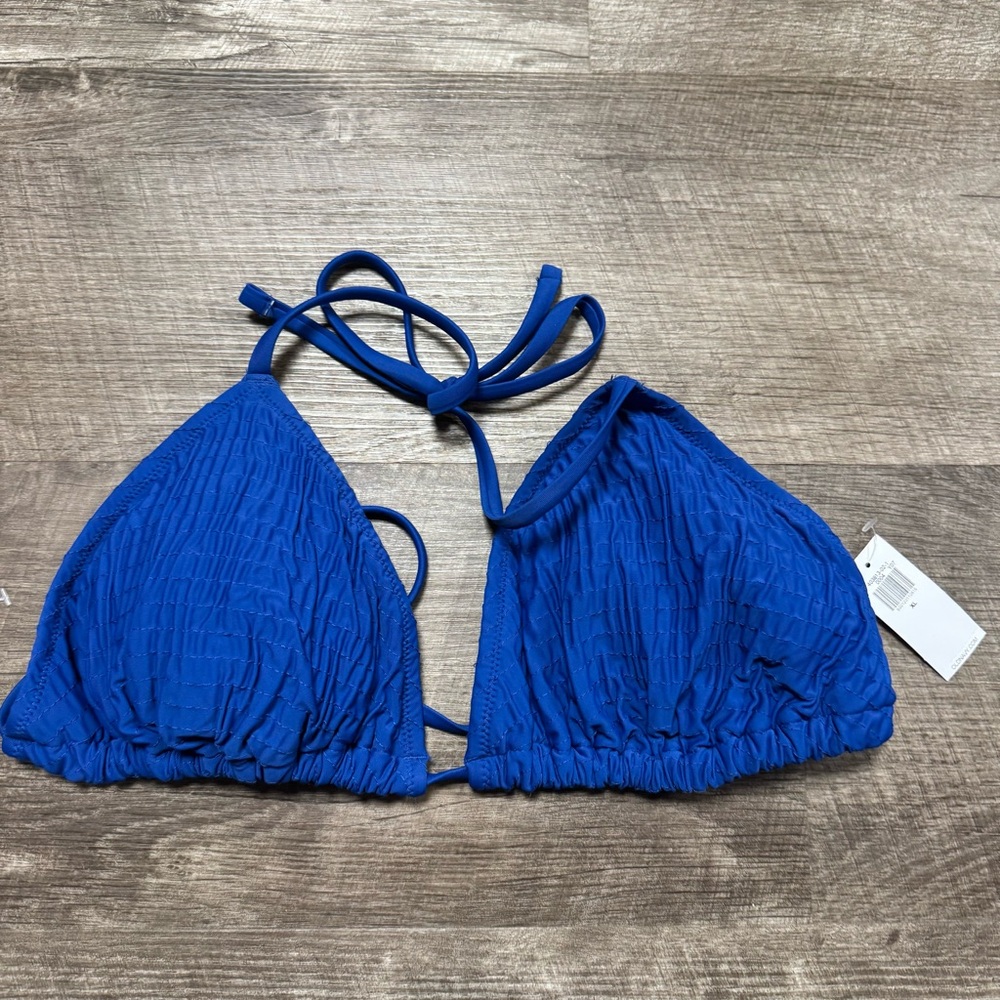 Old Navy Royal Blue Bikini Top Size XL NWT